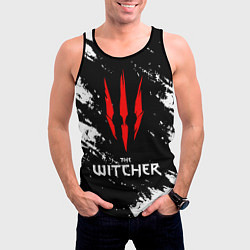 Майка-безрукавка мужская The Witcher, цвет: 3D-черный — фото 2