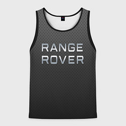 Майка-безрукавка мужская Range rover, цвет: 3D-черный