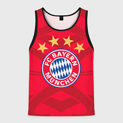 Майка-безрукавка мужская BAYERN MUNCHEN, цвет: 3D-черный