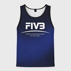 Майка-безрукавка мужская FIVB Volleyball, цвет: 3D-черный