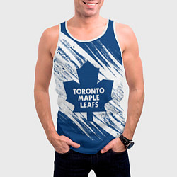 Майка-безрукавка мужская Toronto Maple Leafs,, цвет: 3D-белый — фото 2