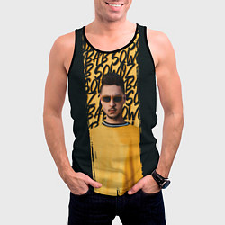 Майка-безрукавка мужская Sqwoz bab brush, цвет: 3D-черный — фото 2