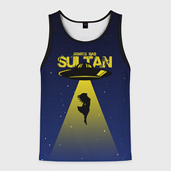 Майка-безрукавка мужская Sultan, цвет: 3D-черный