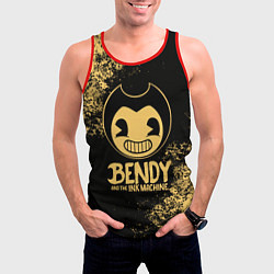 Майка-безрукавка мужская Bendy And The Ink Machine, цвет: 3D-красный — фото 2