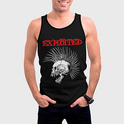 Майка-безрукавка мужская The Exploited, цвет: 3D-черный — фото 2