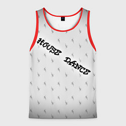 Майка-безрукавка мужская House Dance, цвет: 3D-красный