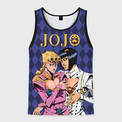 Майка-безрукавка мужская JOJO, цвет: 3D-черный
