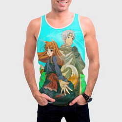 Майка-безрукавка мужская Волчица и пряности, цвет: 3D-белый — фото 2