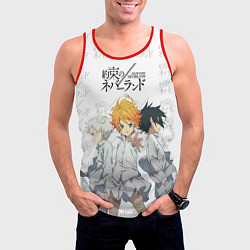 Майка-безрукавка мужская Персонажи Обещанный Неверленд, цвет: 3D-красный — фото 2