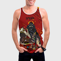 Майка-безрукавка мужская Hades - Аид, цвет: 3D-белый — фото 2