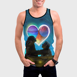 Майка-безрукавка мужская Ваня Дмитриенко Венера-Юпитер, цвет: 3D-черный — фото 2