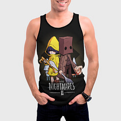 Майка-безрукавка мужская LITTLE NIGHTMARES 2, цвет: 3D-черный — фото 2