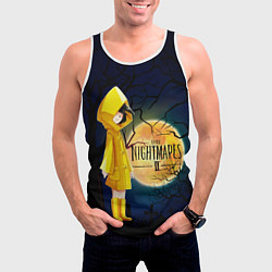 Майка-безрукавка мужская Little Nightmares 2, цвет: 3D-белый — фото 2