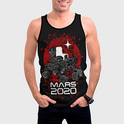 Майка-безрукавка мужская МАРС 2020, Perseverance, цвет: 3D-черный — фото 2