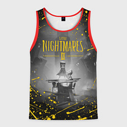 Майка-безрукавка мужская LITTLE NIGHTMARES 2, цвет: 3D-красный