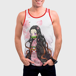 Майка-безрукавка мужская НЕЗУКА NEZUKO, цвет: 3D-красный — фото 2