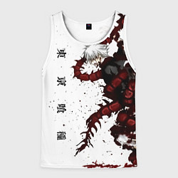 Майка-безрукавка мужская Какуджа Токийский гуль, цвет: 3D-белый