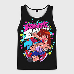 Майка-безрукавка мужская Friday Night Funkin, цвет: 3D-черный