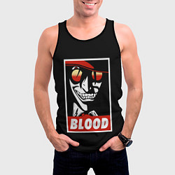Майка-безрукавка мужская Hellsing, цвет: 3D-черный — фото 2