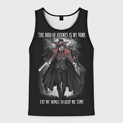 Майка-безрукавка мужская Хеллсинг, цвет: 3D-черный