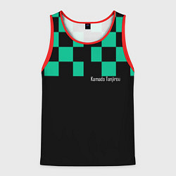 Майка-безрукавка мужская Kamado Tanjirou Kimetsu no Yaiba, цвет: 3D-красный