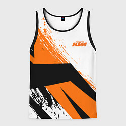 Майка-безрукавка мужская KTM КТМ Z, цвет: 3D-черный