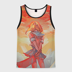 Майка-безрукавка мужская Ryugu Rena, цвет: 3D-черный