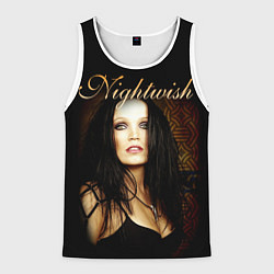 Майка-безрукавка мужская Nightwish, цвет: 3D-белый
