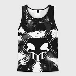 Майка-безрукавка мужская БЛИЧ ШИНИГАМИ ЛОГО НА СПИНЕ, цвет: 3D-черный