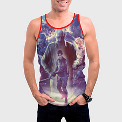 Майка-безрукавка мужская Resident Evil 25-летие, цвет: 3D-красный — фото 2