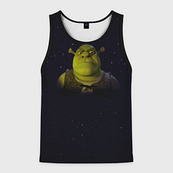 Майка-безрукавка мужская Злой Шрек, цвет: 3D-черный