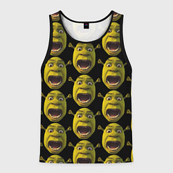 Майка-безрукавка мужская Шрек навсегда, цвет: 3D-черный