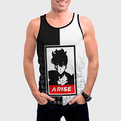 Майка-безрукавка мужская СОН ДЖИН ВУ SOLO LEVELING, цвет: 3D-черный — фото 2