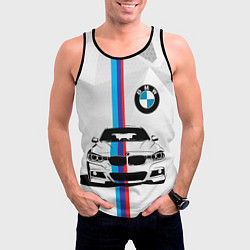 Майка-безрукавка мужская BMW БМВ M PERFORMANCE, цвет: 3D-черный — фото 2