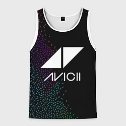 Мужская майка без рукавов AVICII RAIBOW STYLE