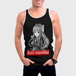 Майка-безрукавка мужская Just Monika, цвет: 3D-белый — фото 2