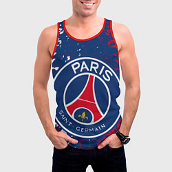 Майка-безрукавка мужская ФК ПСЖ FC PSG PARIS SG, цвет: 3D-красный — фото 2