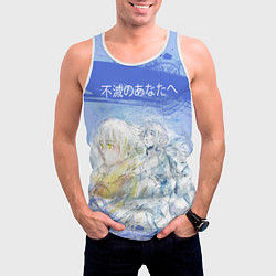 Майка-безрукавка мужская Для тебя бессмертный, цвет: 3D-белый — фото 2