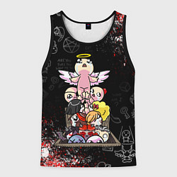 Майка-безрукавка мужская The Binding of Isaac ИСААК, цвет: 3D-черный