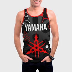 Майка-безрукавка мужская YAMAHA ЯМАХА МОТОСПОРТ, цвет: 3D-красный — фото 2