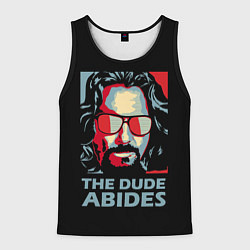 Майка-безрукавка мужская The Dude Abides Лебовски, цвет: 3D-черный