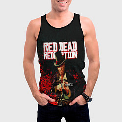 Майка-безрукавка мужская Red Dead Redemption Bandit, цвет: 3D-черный — фото 2