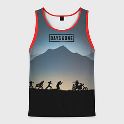 Майка-безрукавка мужская Days Gone, цвет: 3D-красный