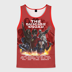 Майка-безрукавка мужская The Suicide Squad, цвет: 3D-красный
