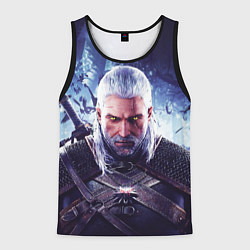 Майка-безрукавка мужская THE WITCHER GERALT OF RIVIA, цвет: 3D-черный