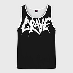 Майка-безрукавка мужская Grave, цвет: 3D-белый