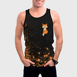 Майка-безрукавка мужская Foxy - Paint, цвет: 3D-черный — фото 2