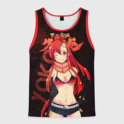 Майка-безрукавка мужская Йоко Литтнер Гуррен Лаганн, цвет: 3D-красный