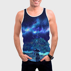 Майка-безрукавка мужская MONA GENSHIN IMPACT, цвет: 3D-белый — фото 2