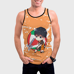Майка-безрукавка мужская Kageyama tobio Haikyu Z, цвет: 3D-черный — фото 2